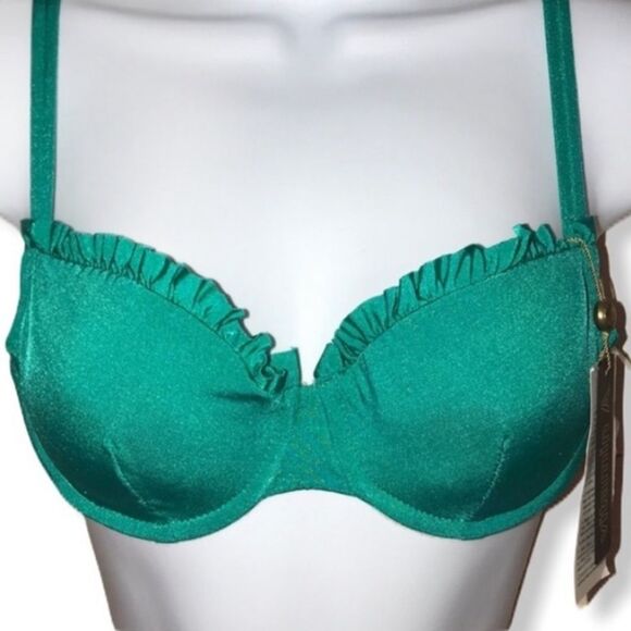 Vitamin A Underwire Bikini Bra Top nwt‎ - Picture 1 of 8